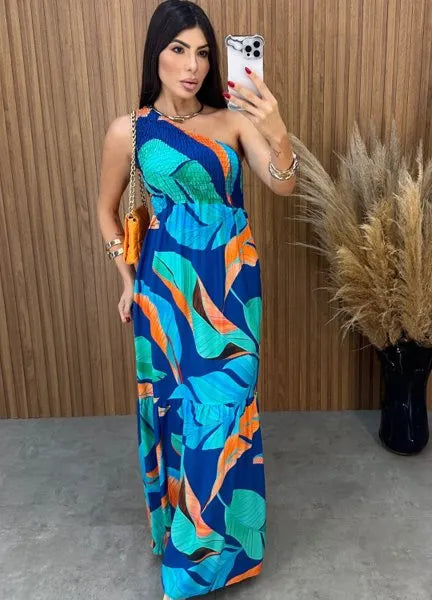 Vestido Maragogi Nula Manga - Verde Água