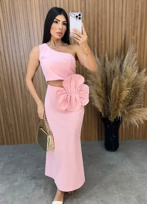 Conjunto Aila Flower - Rosa