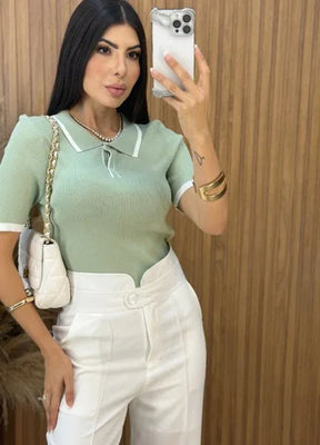 Blusa Tricot Elise - Verde