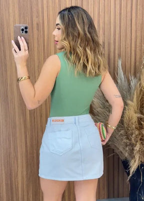 Saia Leticia Envelope - Branco