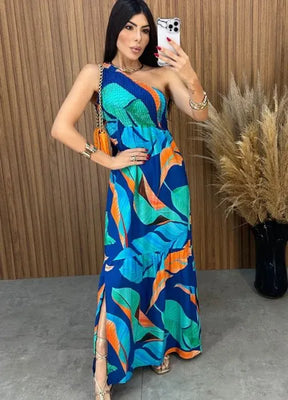 Vestido Maragogi Nula Manga - Verde Água