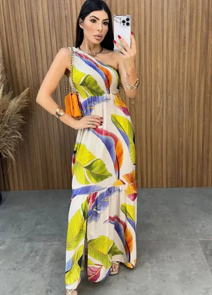 Vestido Maragogi Nula Manga - Off