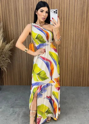 Vestido Maragogi Nula Manga - Off