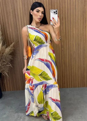 Vestido Maragogi Nula Manga - Off
