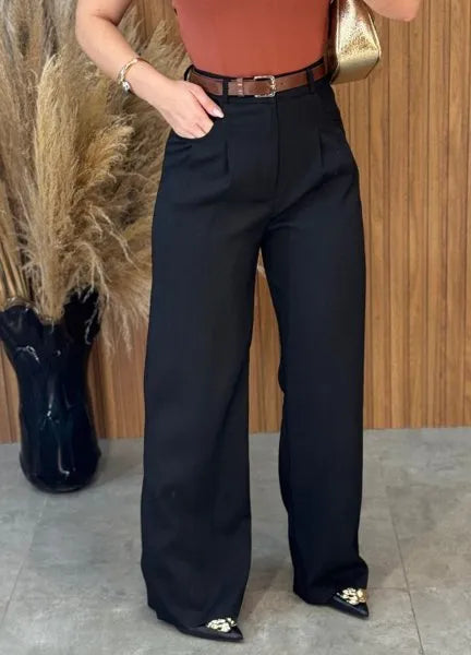 Calça Pantalona Nice - Preto