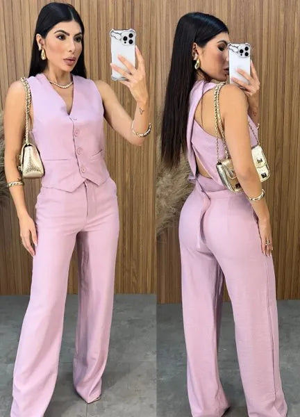 Conjunto Flay - Rosa