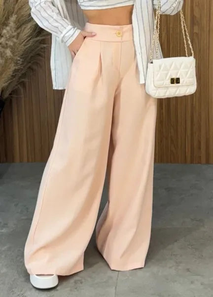 Calça Pantalona Jurerê - Creme