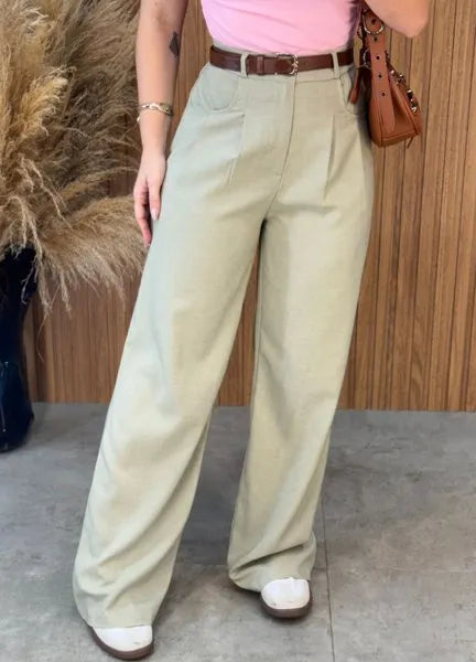 Calça Pantalona Nice - Verde