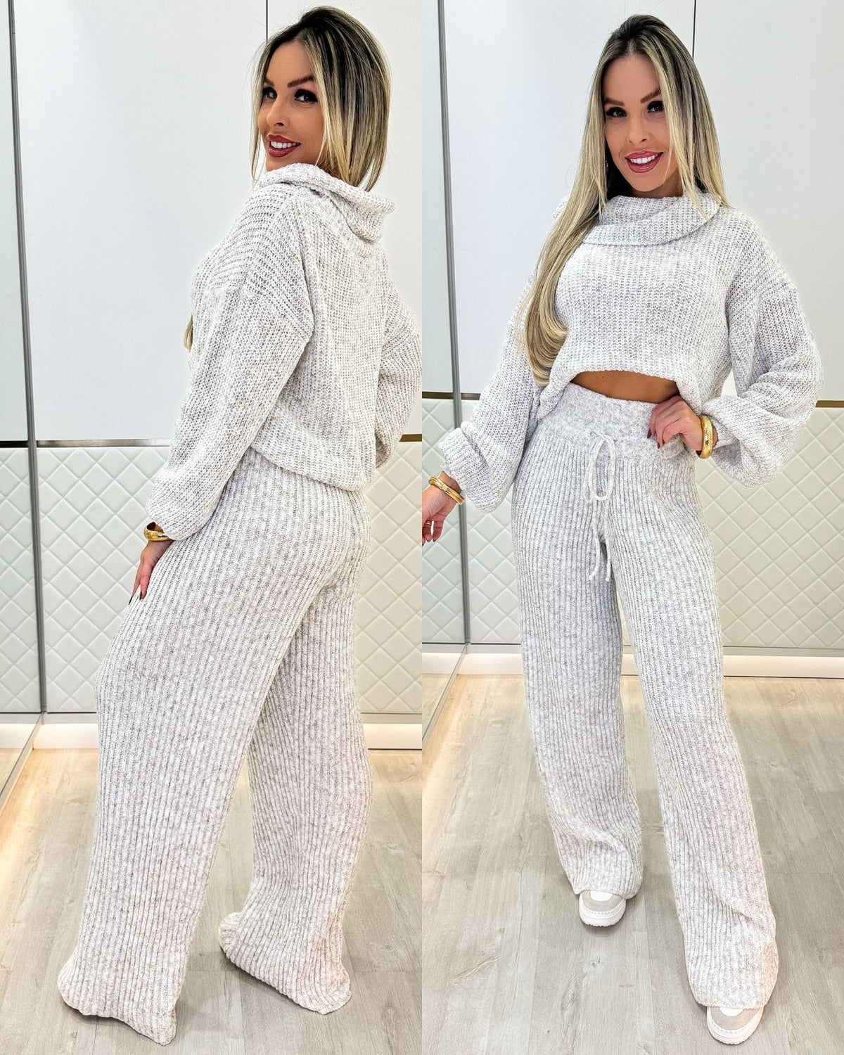 Conjunto Tricô Londres Beatriz