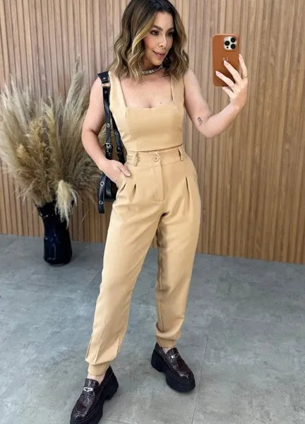 Conjunto Cibele Alfaiataria - Nude