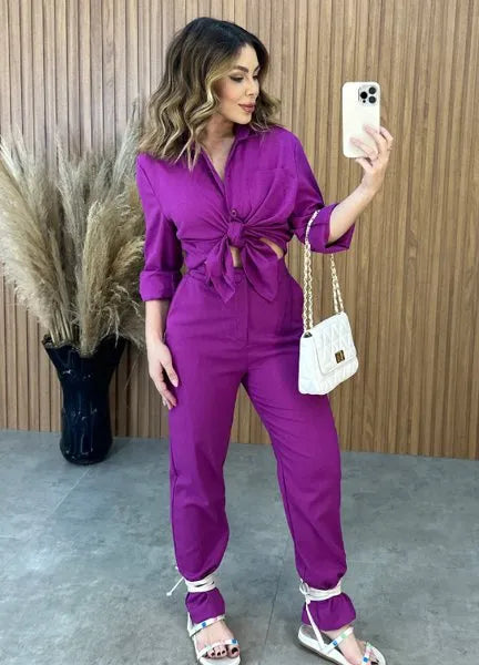 Conjunto Ary New - Fucsia